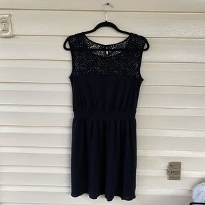 Banana Republic Black Dress Lace Top Size M